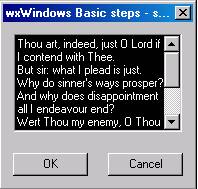 A custom dialog